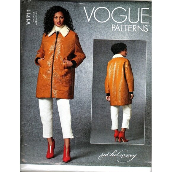 Vogue V1711 Misses S to XXL Rachel Comey Oversized Jacket Uncut Sewing Pattern - Picture 1 of 2